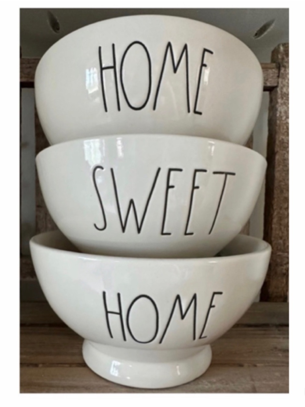 NEW Rae Dunn “Home Sweet Home” Bowl Set